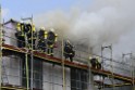 Dachstuhlbrand Koeln Poll Geislarerstr P318